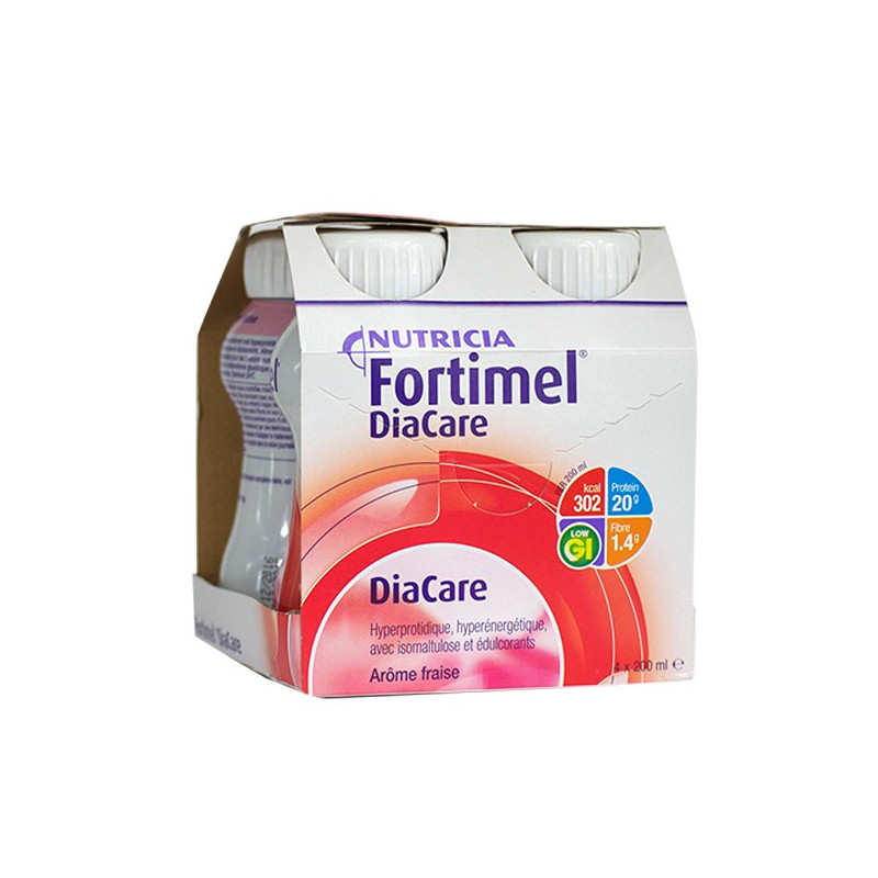 NUTRICIA Fortimel® DiaCare Fraise - 4x200g