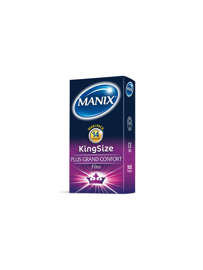 Manix King size, boîte de 14 préservatifs