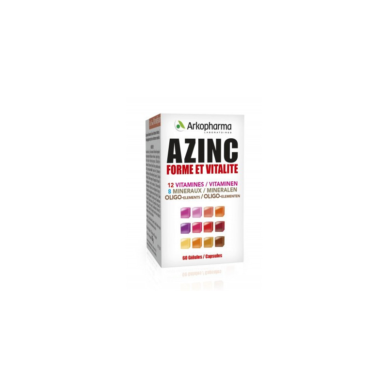 Azinc® Forme et Vitalité - 60 gélules