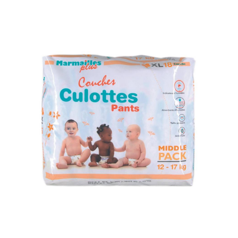 Marmailles Plus Couches Culottes Pants De 12 à 17 kg - 18 Couches 