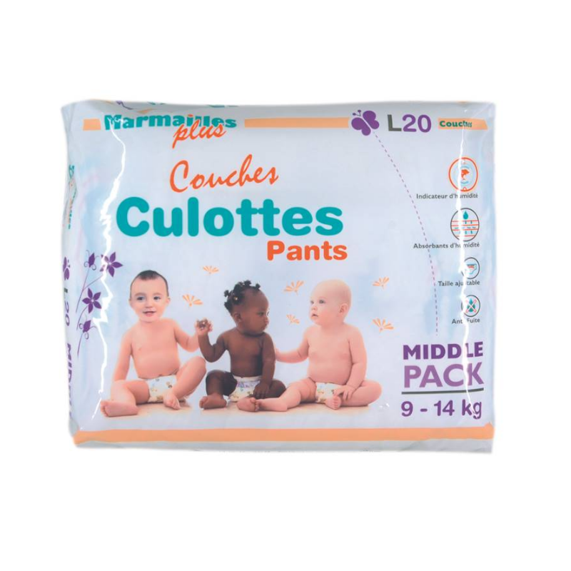 Marmailles Plus Couches Culottes Pants De 9 à 14 kg - 20 Couches 