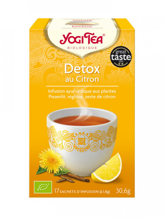 Yogi Tea Detox au Citron - 17 Sachets