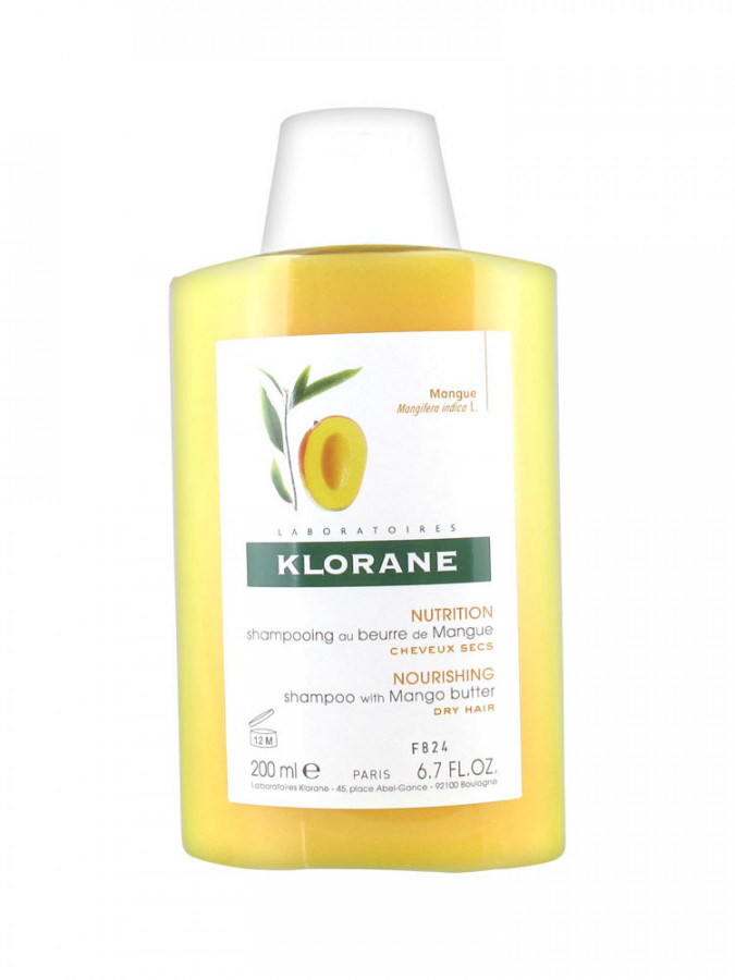 Klorane Shampoing Traitant Nutritif au Beurre de Mangue - 200 ml