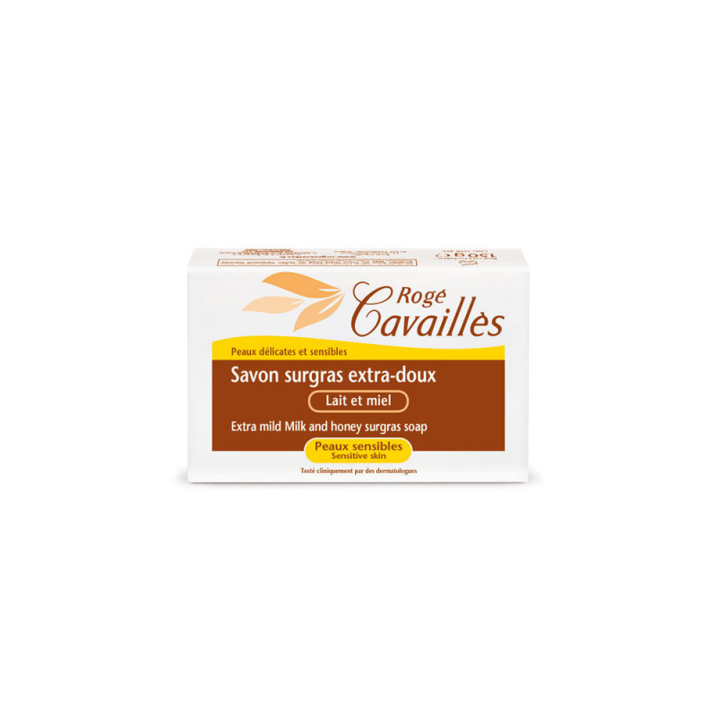 Rogé Cavaillès Savon Surgras Extra-Doux Lait et Miel - 150 g
