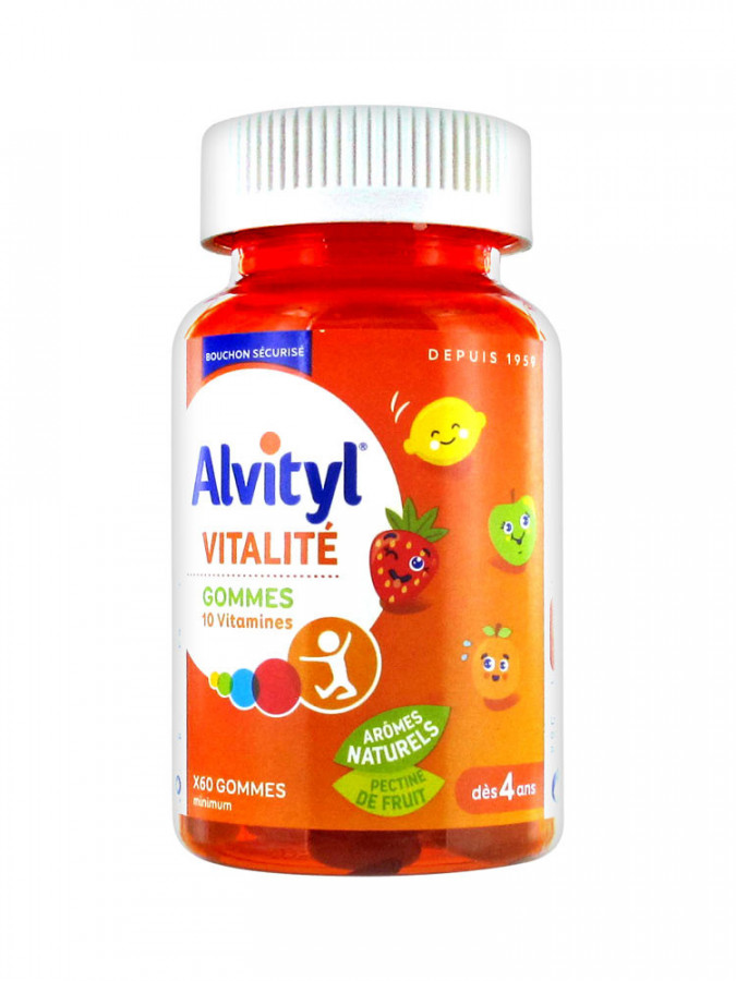 Alvityl Vitalité 10 Vitamines - 60 gommes