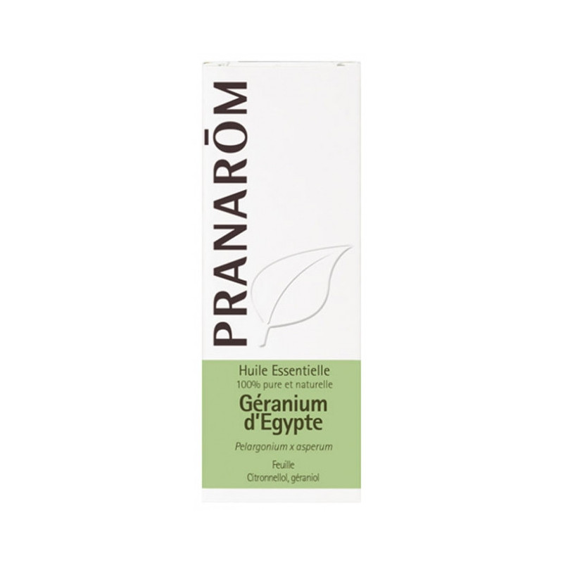 Pranarôm Huile Essentielle Géranium d'Egypte (Pelargonium graveolens) - 10 ml 