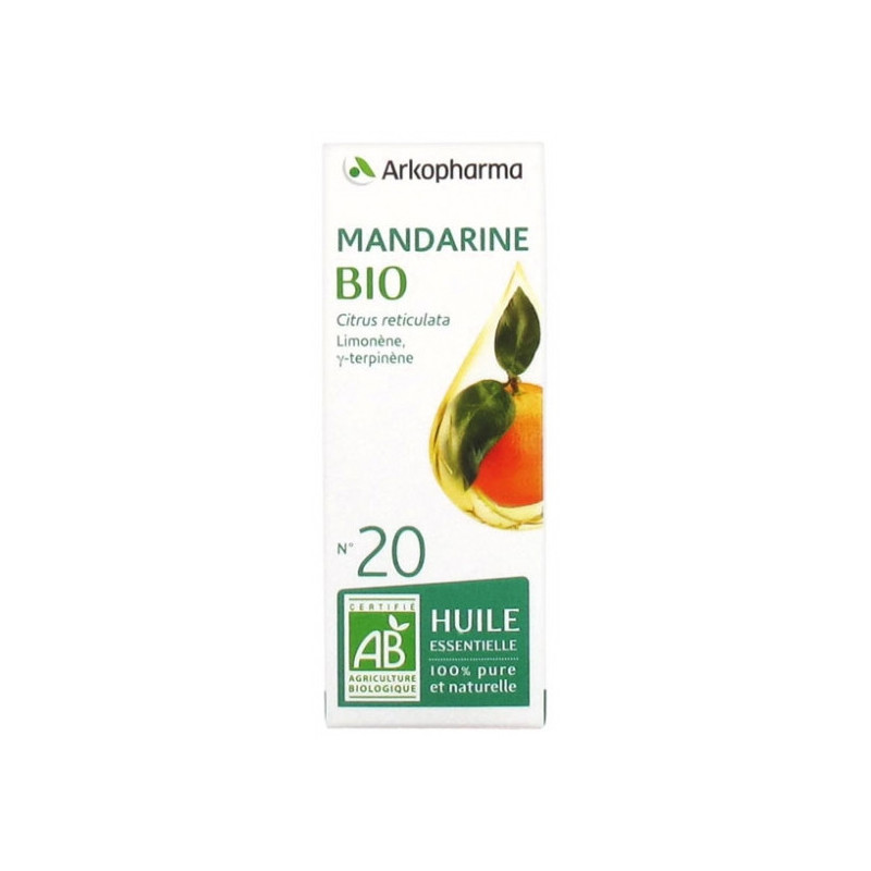 Arkopharma Huile Essentielle Mandarine (Citrus reticulata) Bio n°20 - 10 ml