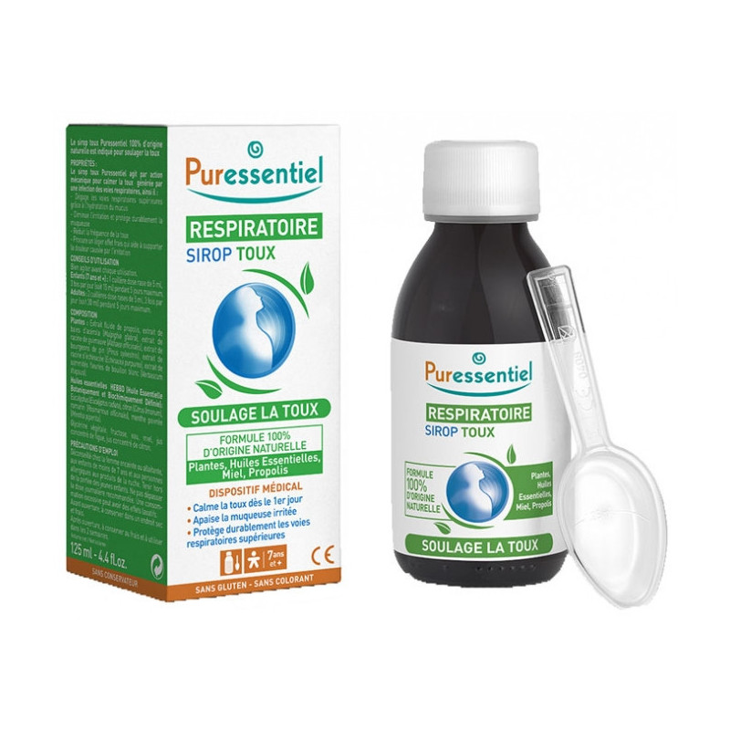 Puressentiel Respiratoire Sirop Toux - 125 ml 