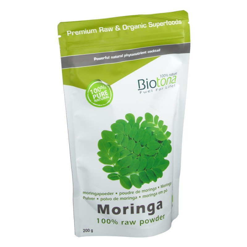 Biotona Moringa Raw Bio - 200 g 