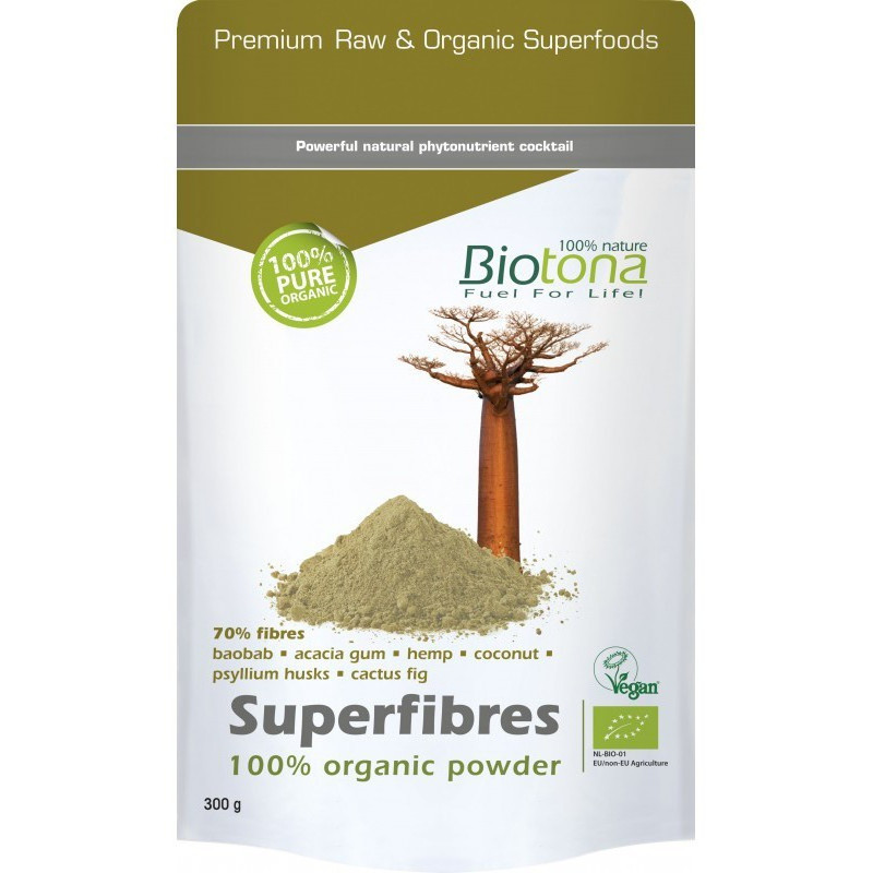 Biotona Superfibres Raw Bio - 300 g 