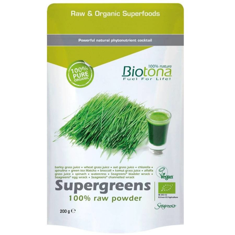 Biotona Bio Supergreens - 200 g 