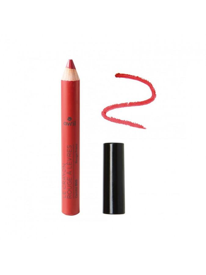 Avril Crayon Rouge à lèvres Vrai rouge BIO 