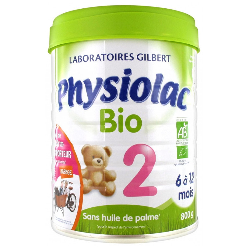 Physiolac Bio 2 De 6 à 12 Mois - 800 g