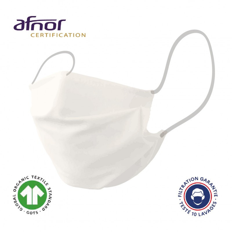 Masque Barrière Réutilisable Certifié AFNOR - 1 Masque 