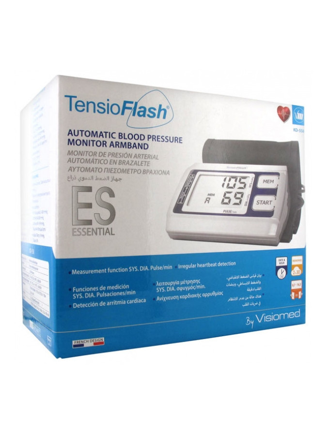 Visiomed TensioFlash Auto-Tensiomètre de Bras KD-558