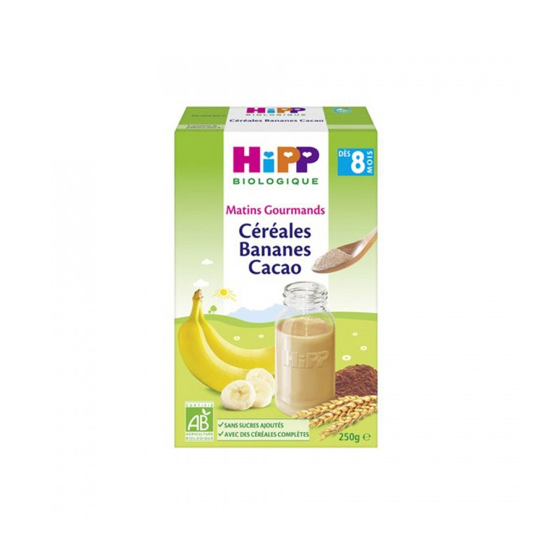 HIPP Céréales Bébé Banane Cacao - 250g