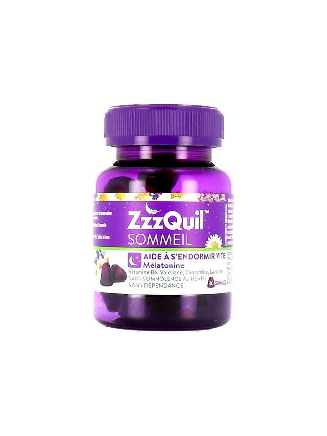ZzzQuil Sommeil Mélatonine - 30 gommes