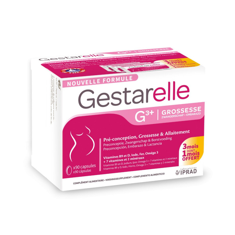 Gastrelle G3+ Grossesse - 90 capsules