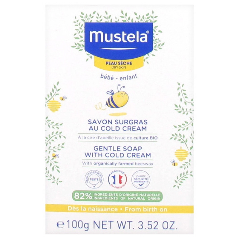 Mustela Savon Surgras au Cold Cream Nutri-Protecteur - 100g