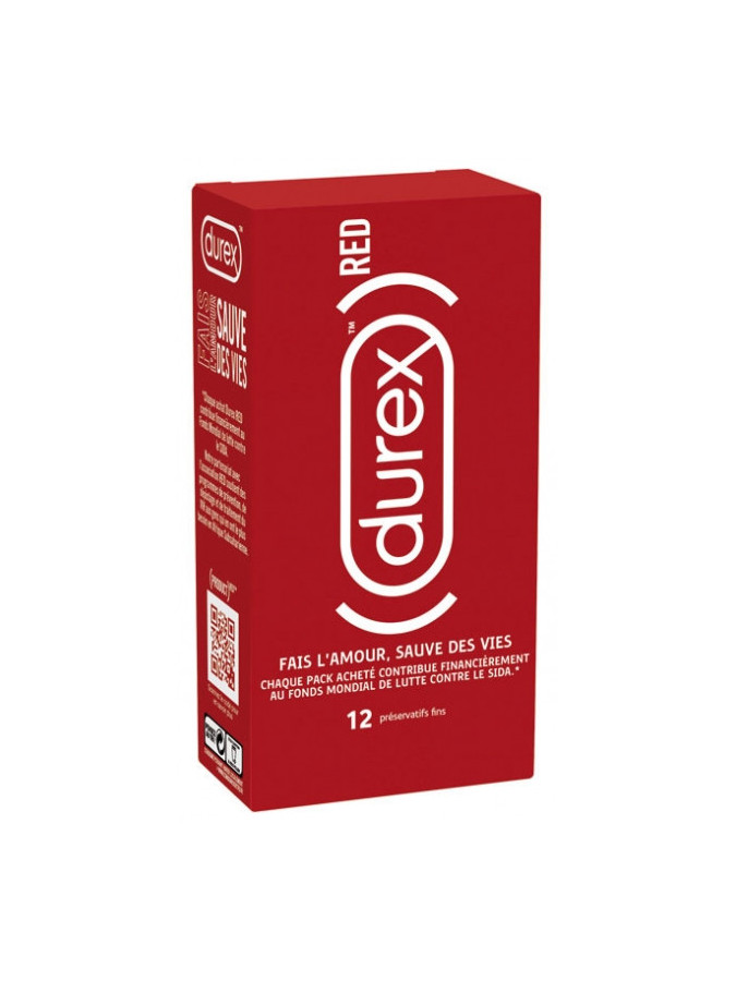 Durex Red - 12 Préservatifs Fins