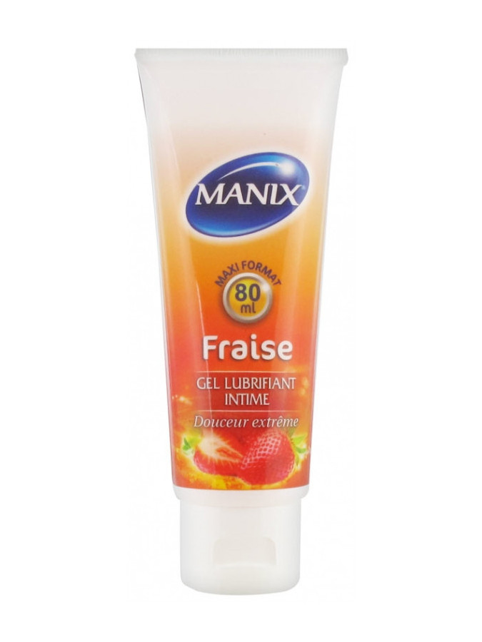 Manix Gel Lubrifiant Intime Fraise - 80ml