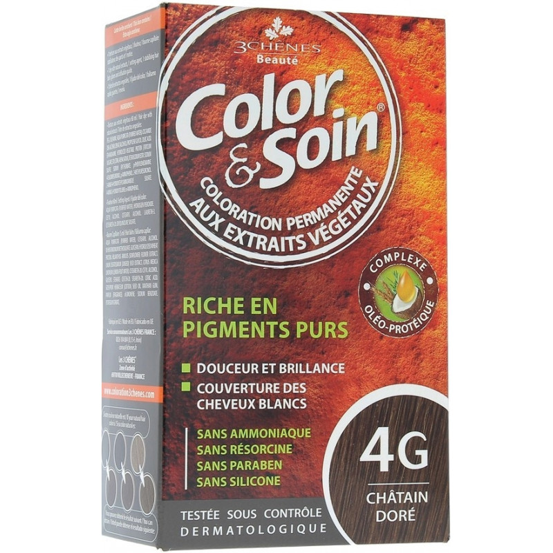 Color & Soin Coloration Châtain Doré 4G