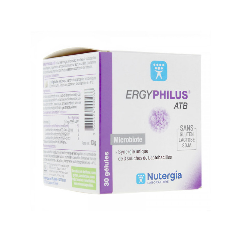 Nutergia Ergyphilus ATB - 30 gélules