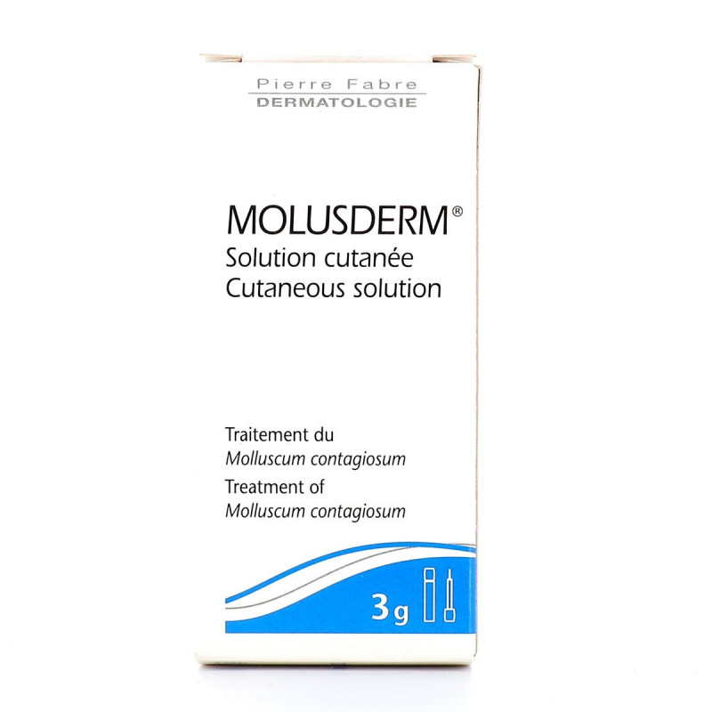 Molusderm solution cutanée - 3 g