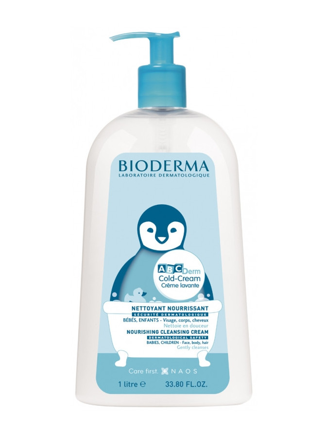Bioderma ABCDerm Cold-Cream Crème Lavante - 1 Litre