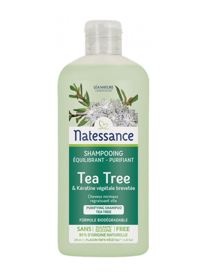 Natessance Shampooing Équilibrant Purifiant Tea Tree - 250 ml