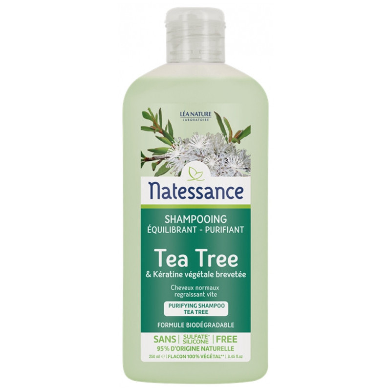 Natessance Shampooing Équilibrant Purifiant Tea Tree - 250 ml