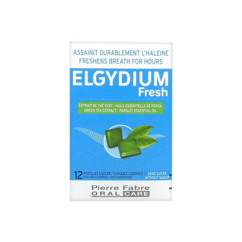 Elgydium Fresh Pocket - 12 pastilles à sucer