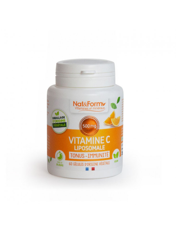 Nat & Form Vitamine C liposomale 500 mg - 60 gélules