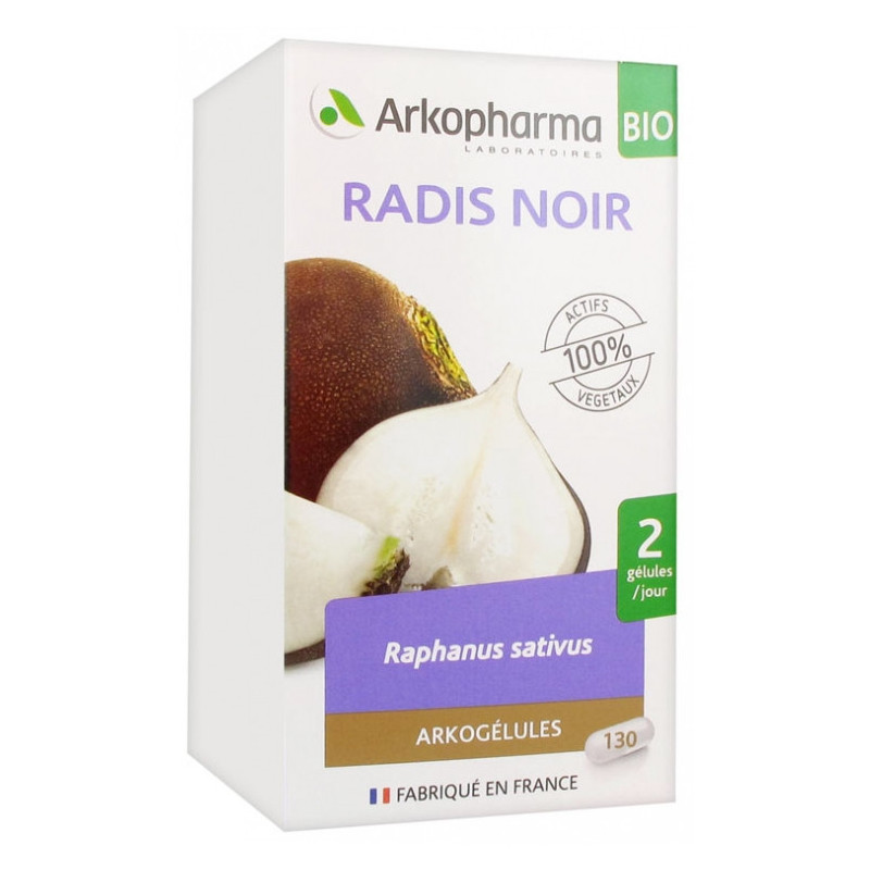Arkopharma Arkogélules Radis Noir Bio - 130 Gélules