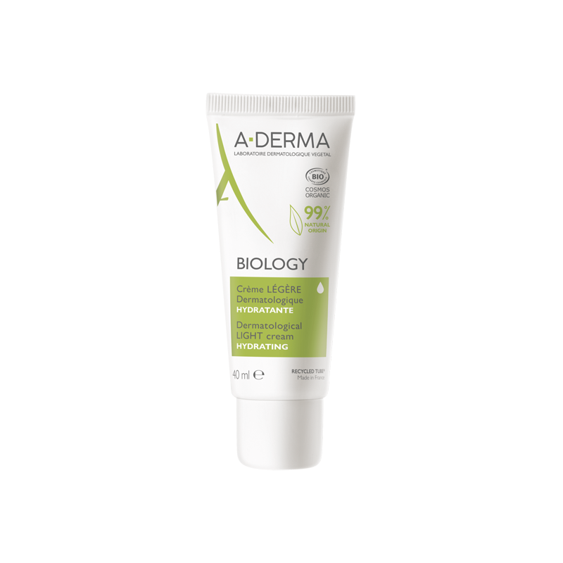 A-DERMA Biology crème légère dermatologique bio - 40ml
