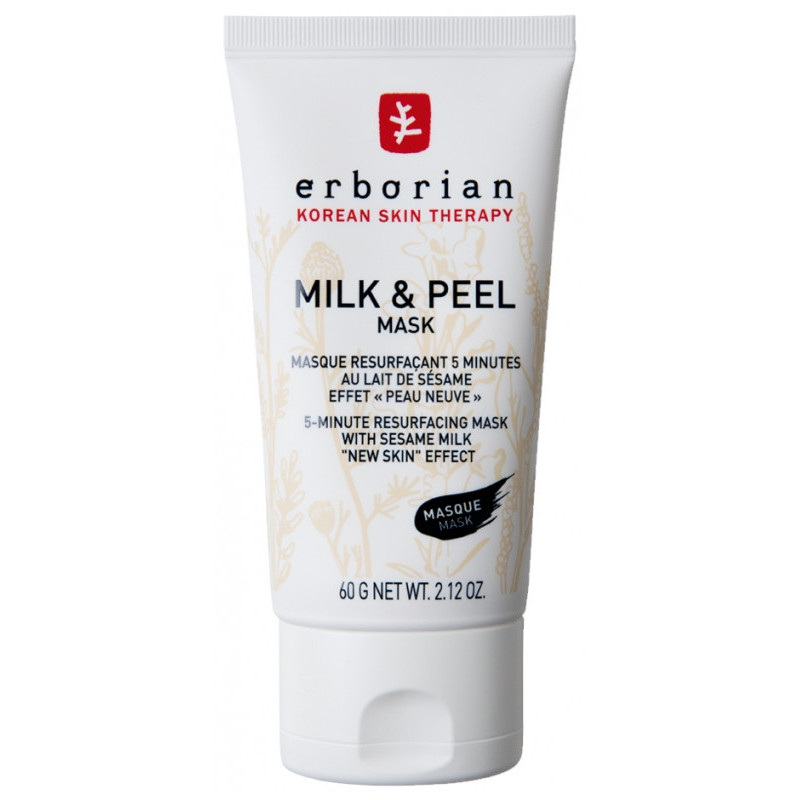Erborian Milk & Peel Masque Resurfaçant 5 Minutes au Lait de Sésame - 60 g