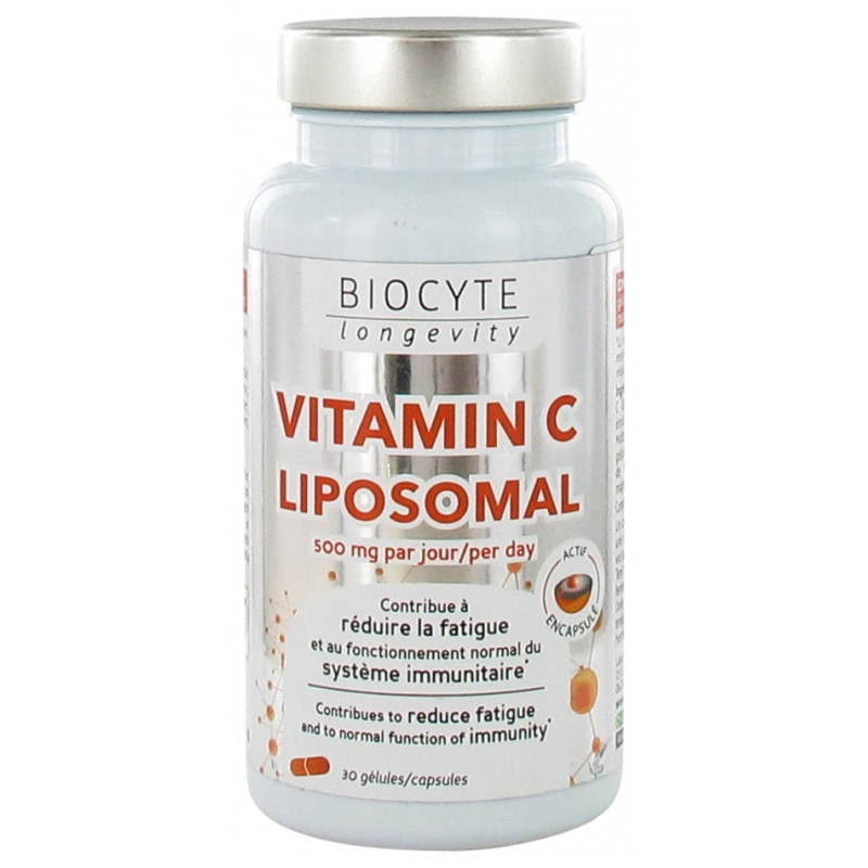 Biocyte Longevity Vitamin C Liposomal - 30 Gélules