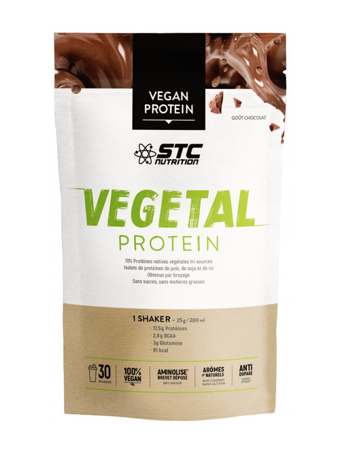 STC Nutrition Vegetal Protein Goût : Chocolat - 750 g