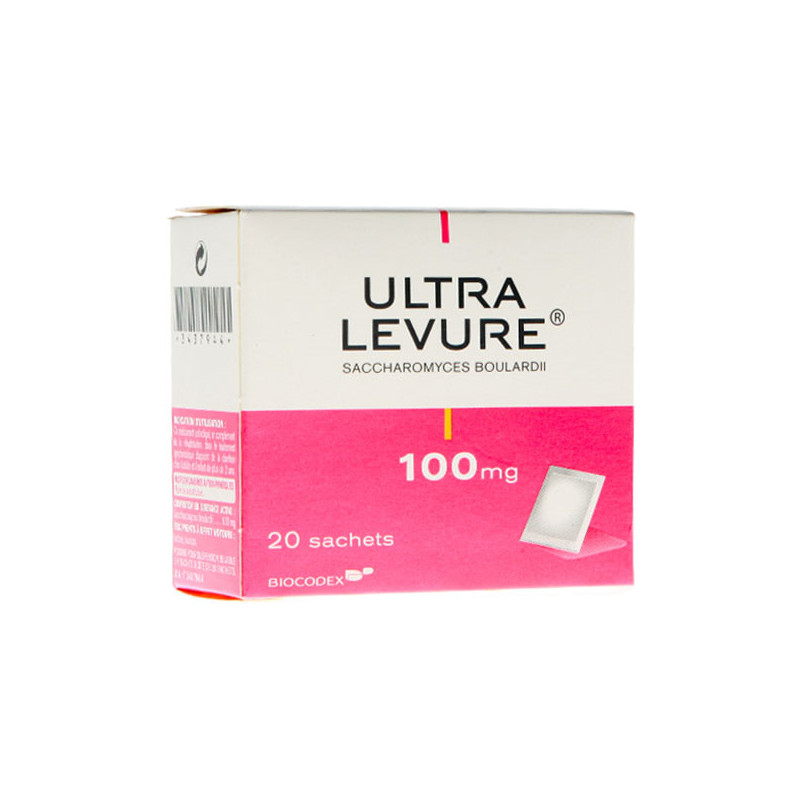 ULTRA-LEVURE 100 mg, poudre pour suspension buvable en sachet - 20 sachets