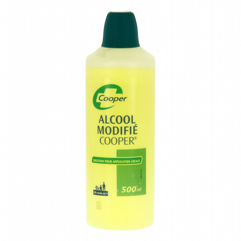 ALCOOL MODIFIE COOPER, solution pour application cutanée - 500ml