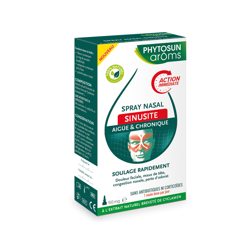 PHYTOSUN AROMS Spray Nasal Sinusite - 50 mg