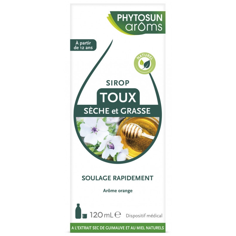 Phytosun Arôms Sirop Toux Sèche et Grasse - 120 ml