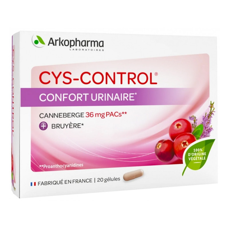 Arkopharma Cys-Control Confort Urinaire - 20 Gélules