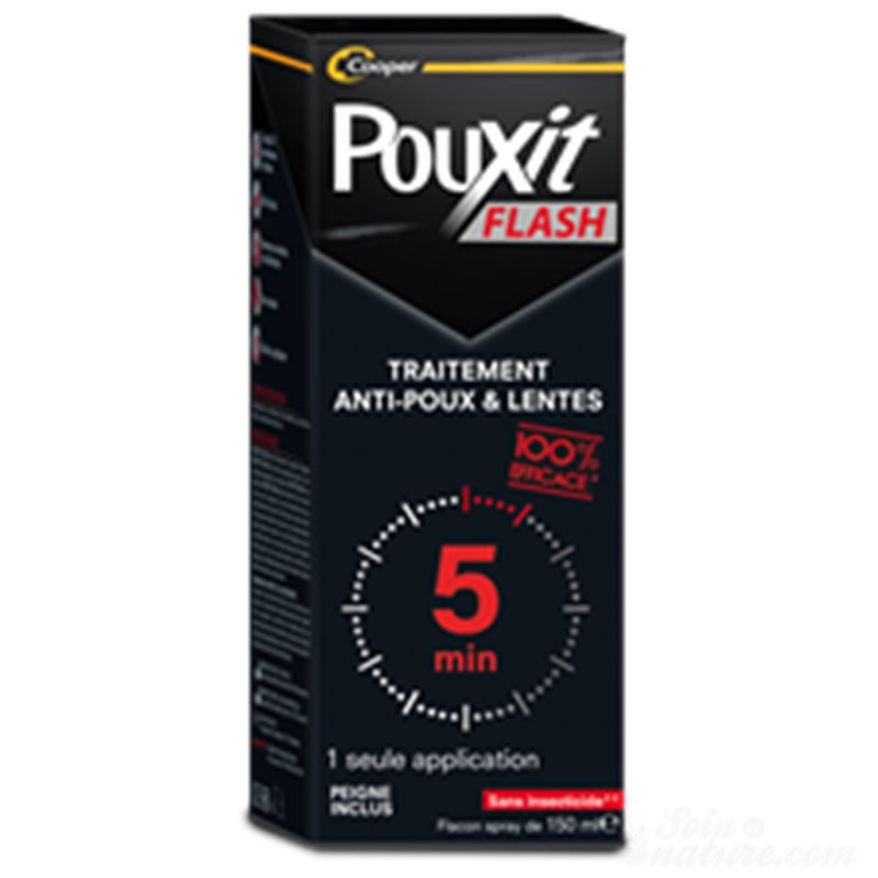 Pouxit Flash Traitement anti-poux et lentes - 150ml