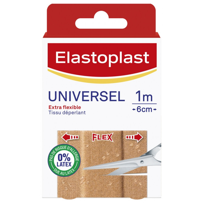 Elastoplast Pansement Flexible - 1 bande 1 m x 6 cm