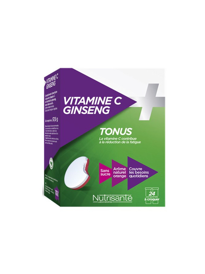 Tonus Vitamines C + Ginseng - 24 comprimés