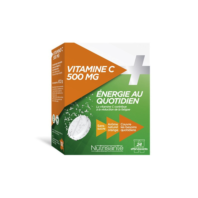 Vitamine C 500mg Effervescente- 24 comprimés
