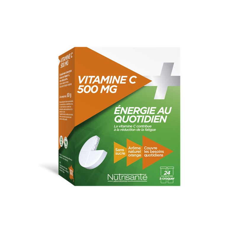 Vitamine C 500mg à Croquer - 24 comprimés