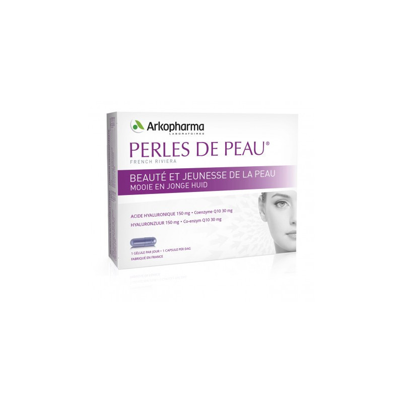Perles De Peau® Acide Hyaluronique Coenzyme Q10 - 30 gélules