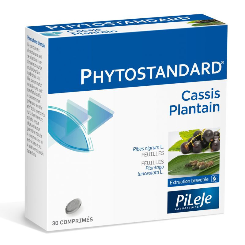 Phytostandard Cassis Plantain, 30 comprimés